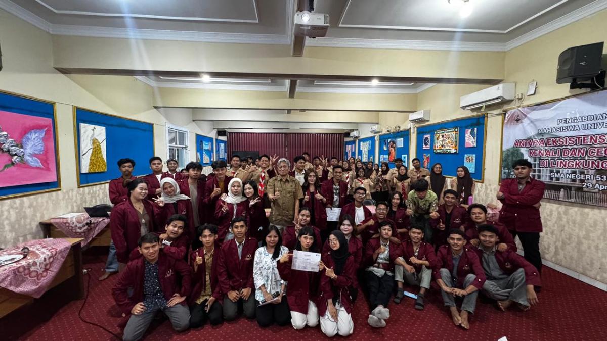 Mahasiswa Fakultas Hukum Universitas Bung Karno Gelar Pengabdian Masyarakat di SMAN 53 Jakarta