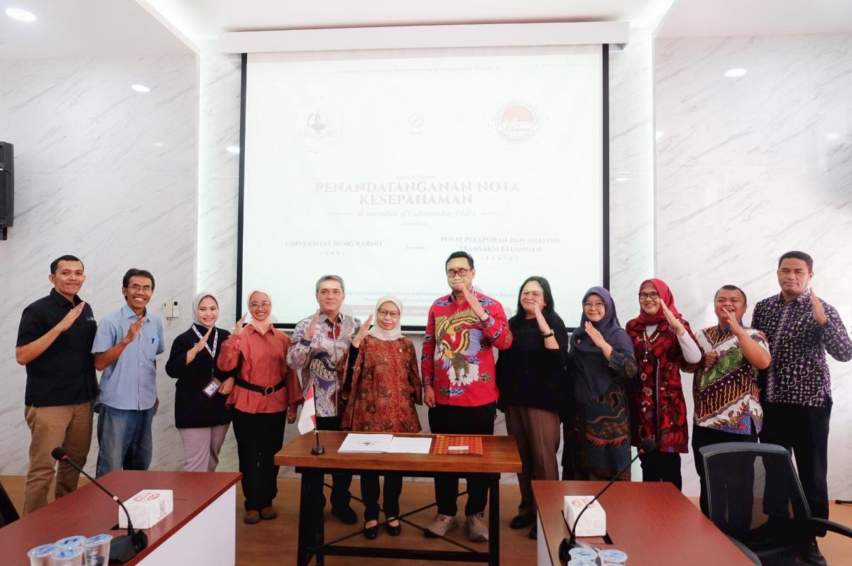 UBK dan PPATK Jalin Nota Kesepahaman untuk Penguatan Pendidikan, Penelitian, dan Pencegahan Tindak Pidana Pencucian Uang