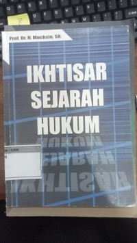 Image of Ikhtisar Sejarah Hukum