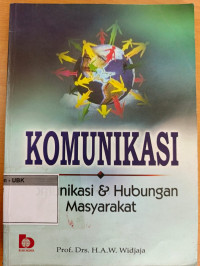 Image of Komunikasi dan hubungan masyakat