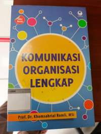 Image of Komunikasi Organisasi Lengkap