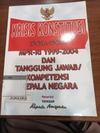 Image of Krisis Konstitusi