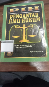 Image of Pengantar Ilmu Hukum
