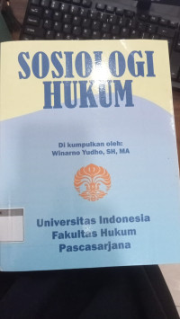 Image of Sosiologi Hukum